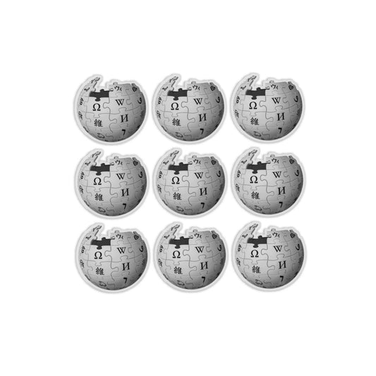 Globe stickers (50 pack)