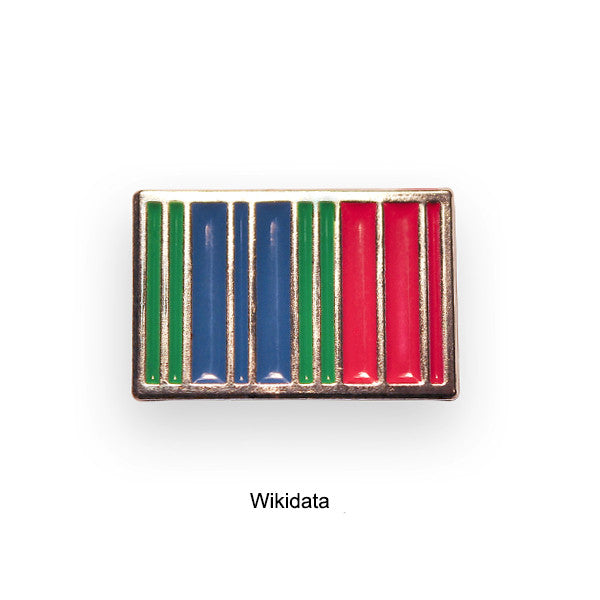 Wikimedia project lapel pins