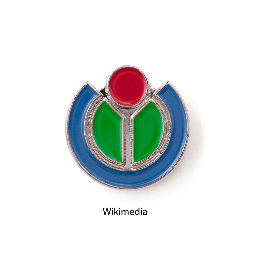 Wikimedia project lapel pins