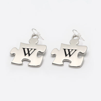 Puzzle Piece Earrings