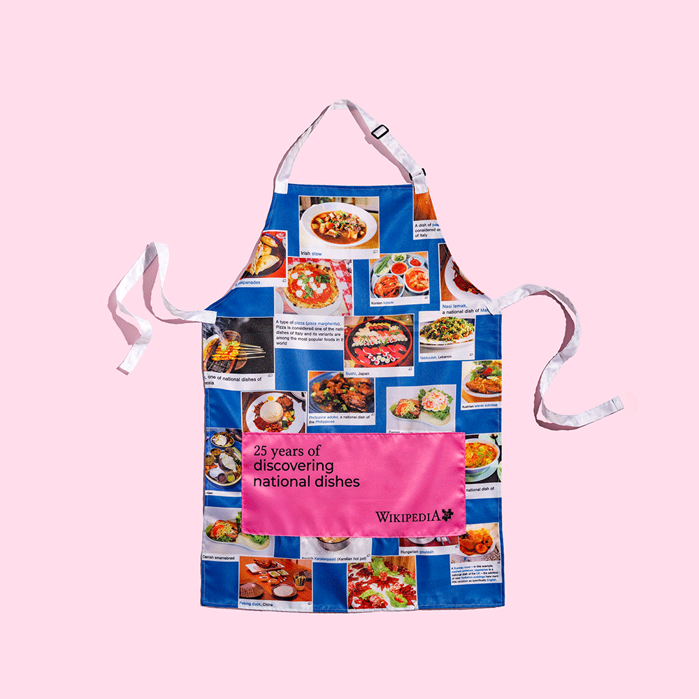 25 years of National Dishes Apron